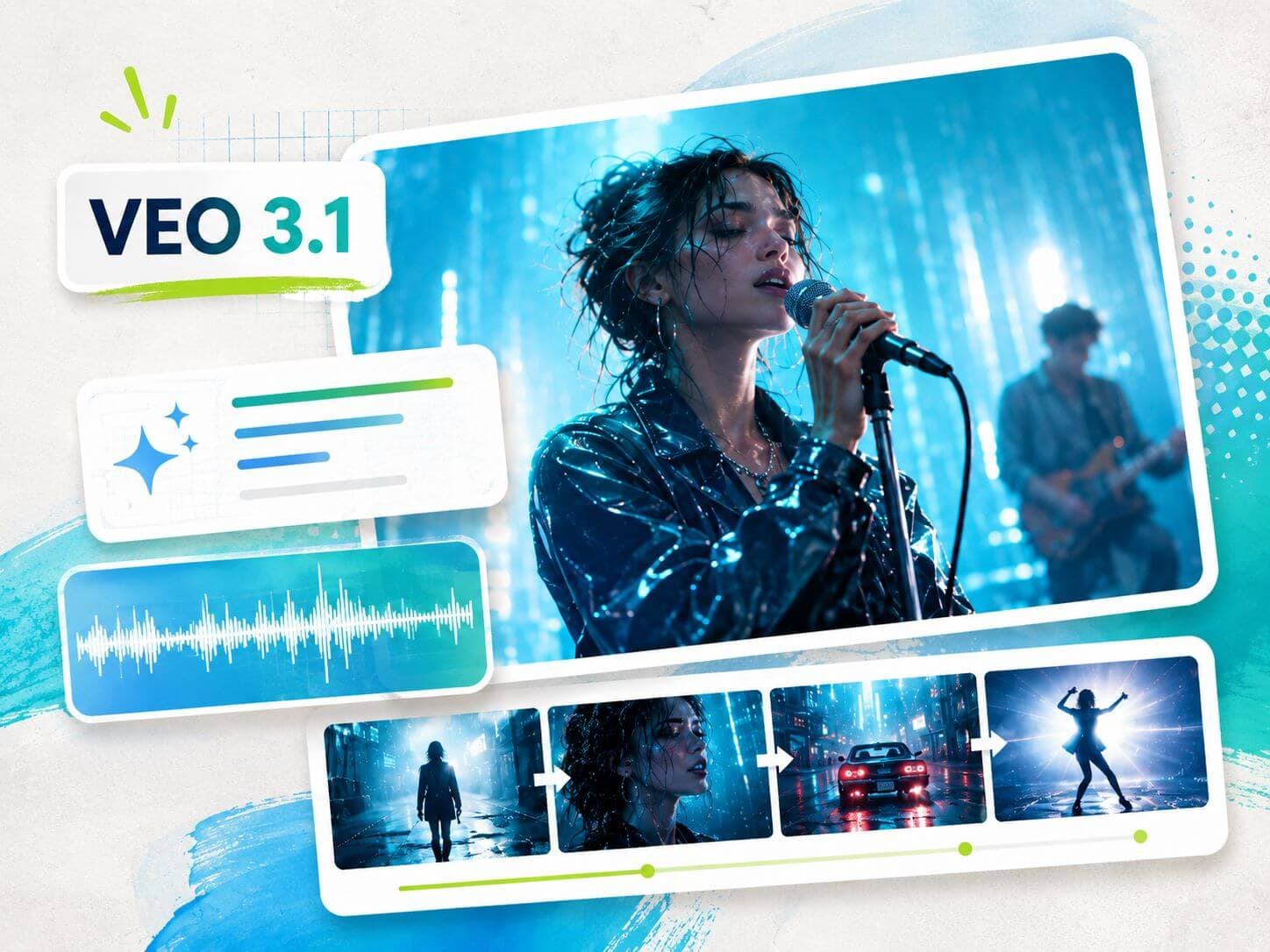 Google Veo 3.1 AI 뮤직비디오 워크플로우 미리보기